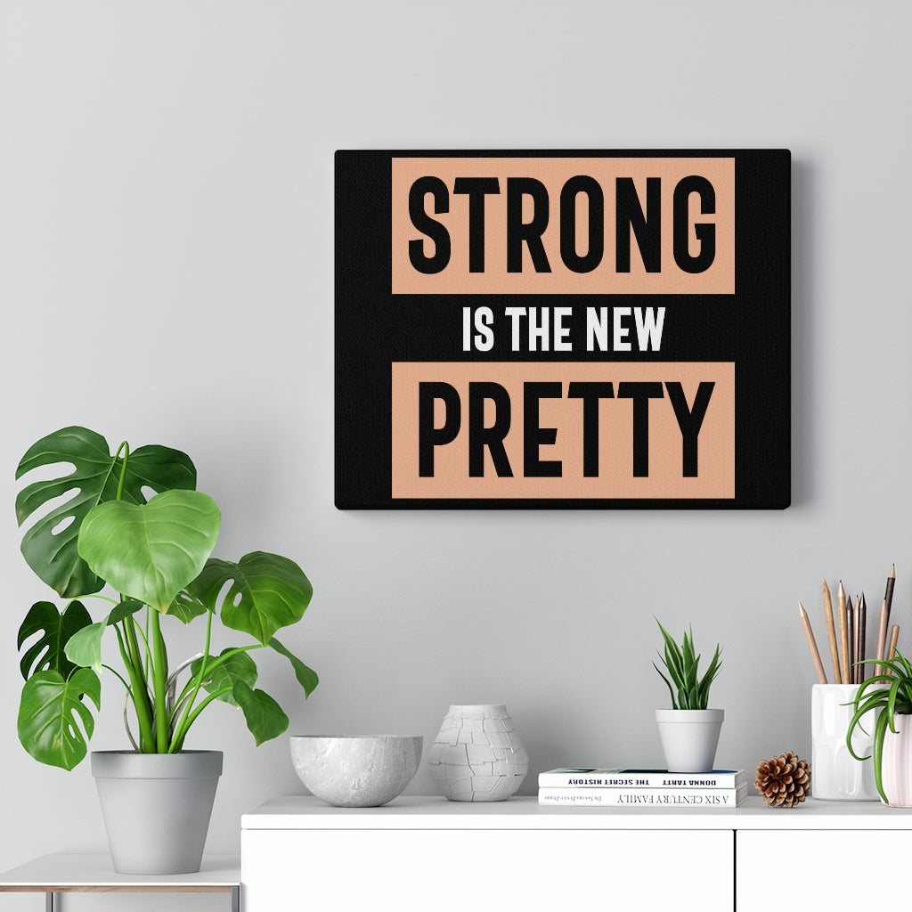 Scripture Walls Inspirational Wall Art Strong Is The New Pretty Wall Art Motivation Wall Decor for Home Office Gym Inspiring Success Quote Print Ready to Hang Unframed-Express Your Love Gifts