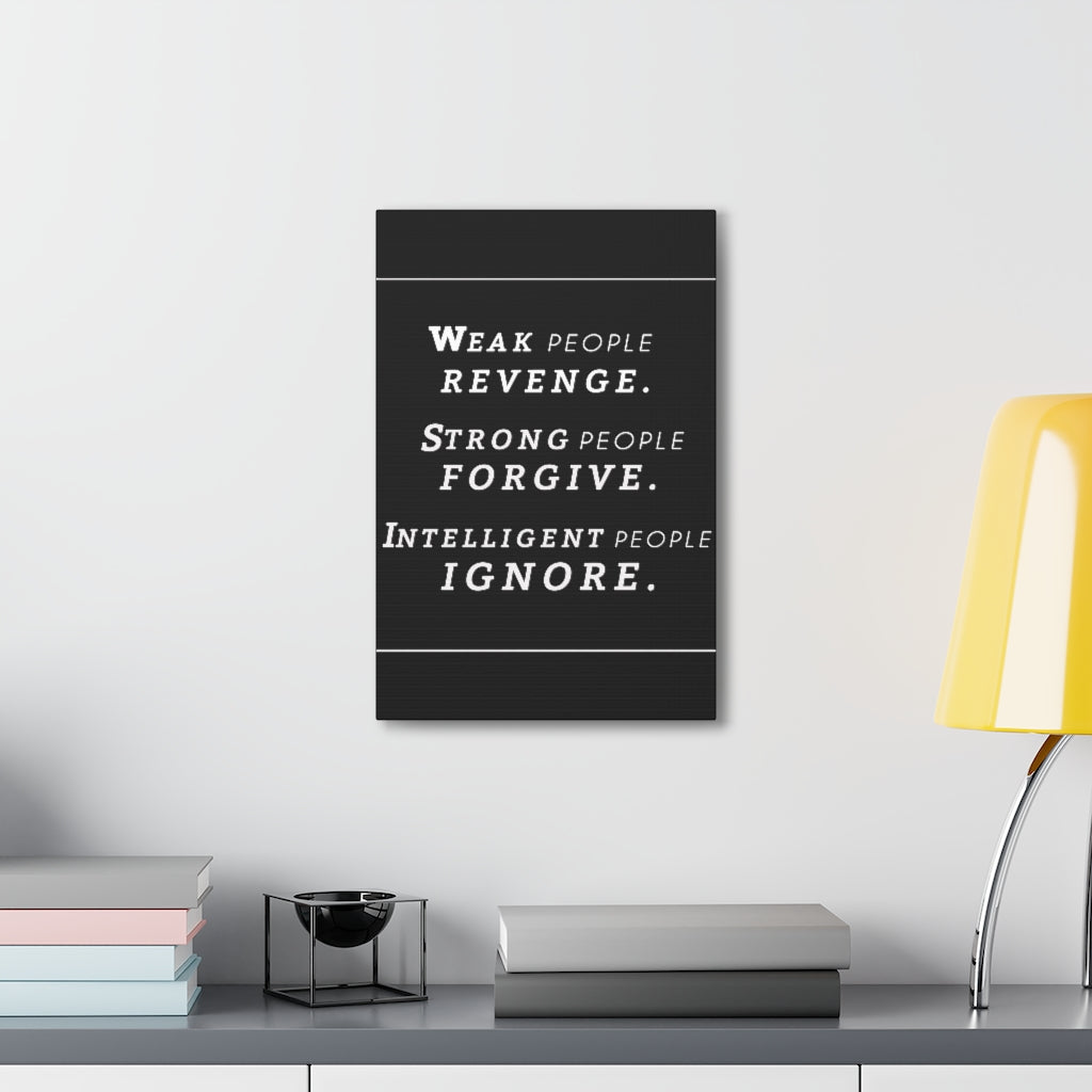 Scripture Walls Inspirational Wall Art Strong People Forgive Motivation Wall Decor for Home Office Gym Inspiring Success Quote Print Ready to Hang Unframed-Express Your Love Gifts