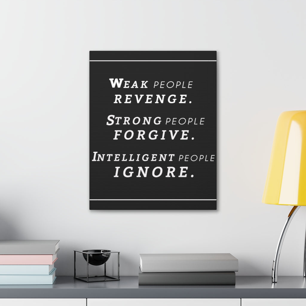 Scripture Walls Inspirational Wall Art Strong People Forgive Motivation Wall Decor for Home Office Gym Inspiring Success Quote Print Ready to Hang Unframed-Express Your Love Gifts