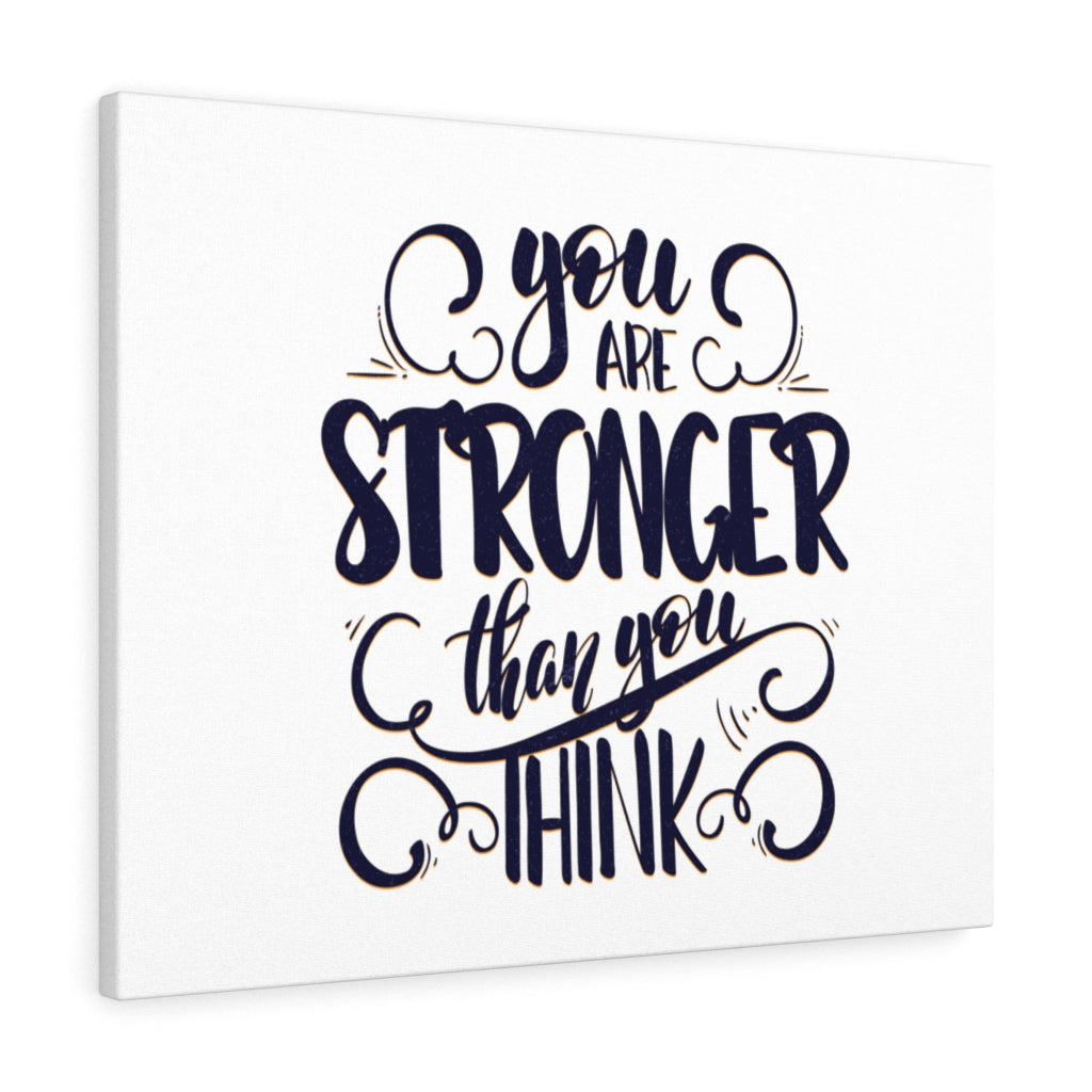 Scripture Walls Inspirational Wall Art Stronger Than You Think Wall Art Motivational Motto Inspiring Prints Artwork Decor Ready to Hang Unframed-Express Your Love Gifts