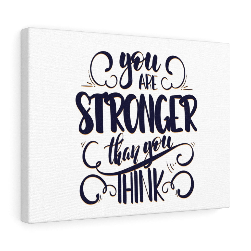 Scripture Walls Inspirational Wall Art Stronger Than You Think Wall Art Motivational Motto Inspiring Prints Artwork Decor Ready to Hang Unframed-Express Your Love Gifts