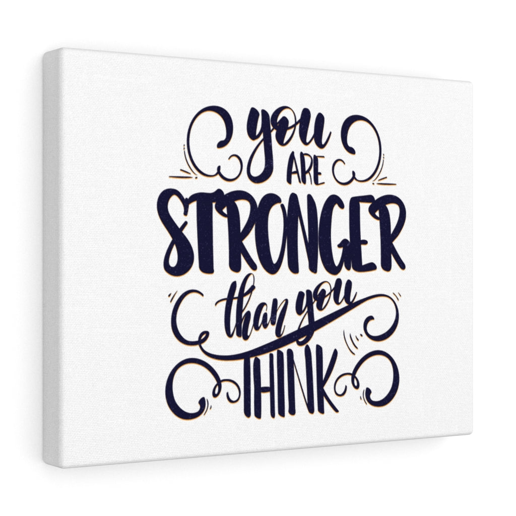 Scripture Walls Inspirational Wall Art Stronger Than You Think Wall Art Motivational Motto Inspiring Prints Artwork Decor Ready to Hang Unframed-Express Your Love Gifts