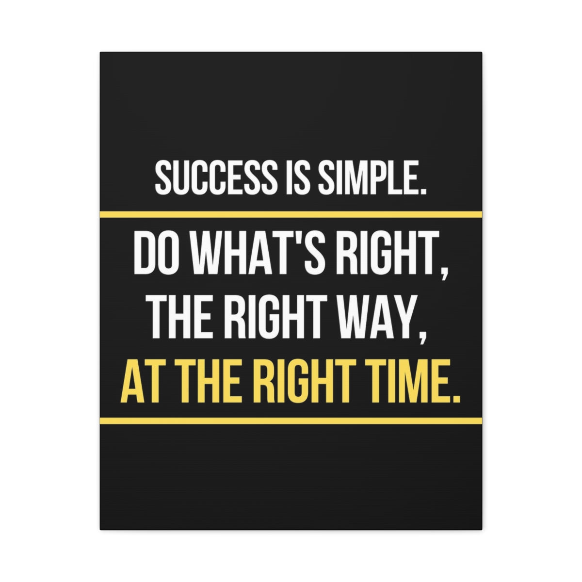 Scripture Walls Inspirational Wall Art Success Is Simple Motivation Wall Decor for Home Office Gym Inspiring Success Quote Print Ready to Hang Unframed-Express Your Love Gifts