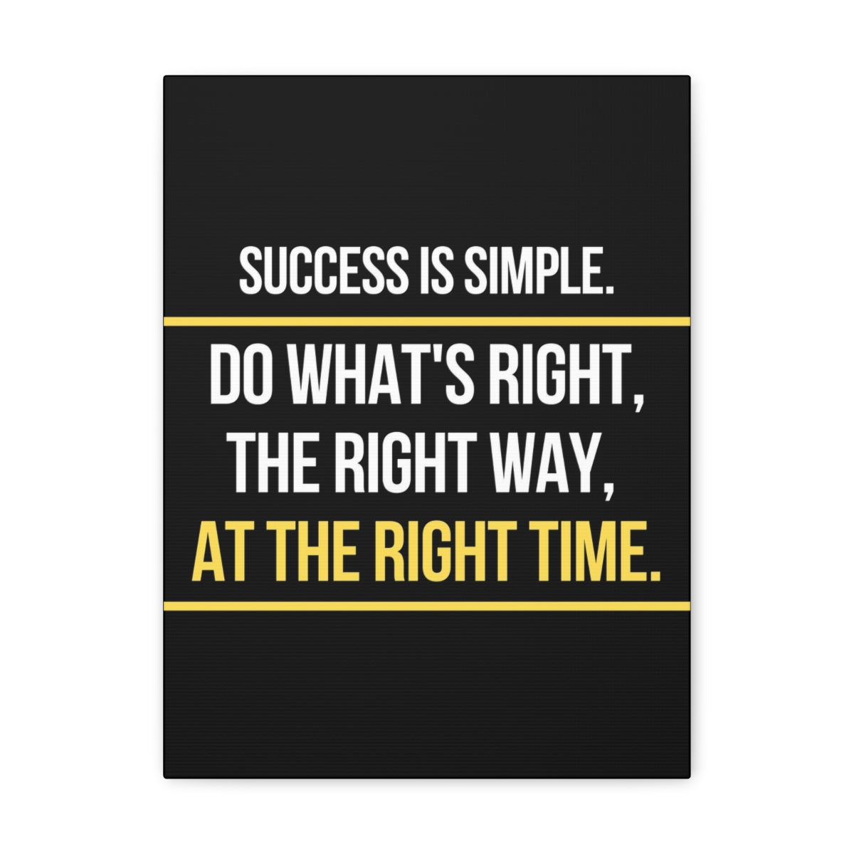 Scripture Walls Inspirational Wall Art Success Is Simple Motivation Wall Decor for Home Office Gym Inspiring Success Quote Print Ready to Hang Unframed-Express Your Love Gifts