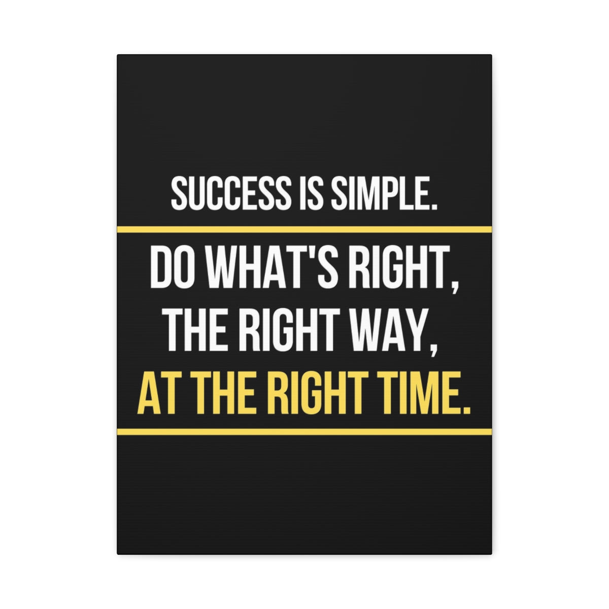 Scripture Walls Inspirational Wall Art Success Is Simple Motivation Wall Decor for Home Office Gym Inspiring Success Quote Print Ready to Hang Unframed-Express Your Love Gifts
