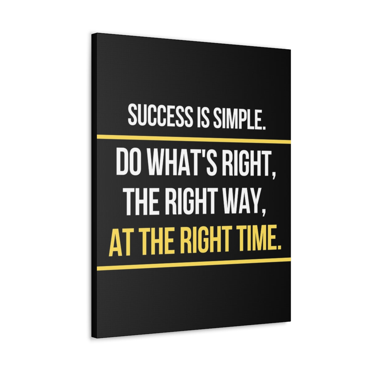 Scripture Walls Inspirational Wall Art Success Is Simple Motivation Wall Decor for Home Office Gym Inspiring Success Quote Print Ready to Hang Unframed-Express Your Love Gifts