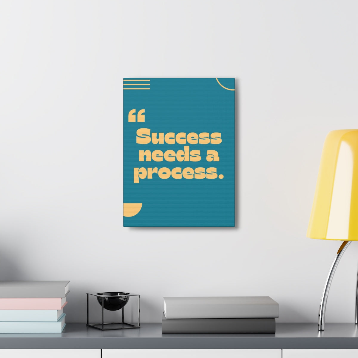 Scripture Walls Inspirational Wall Art Success Needs Process Motivation Wall Decor for Home Office Gym Inspiring Success Quote Print Ready to Hang Unframed-Express Your Love Gifts