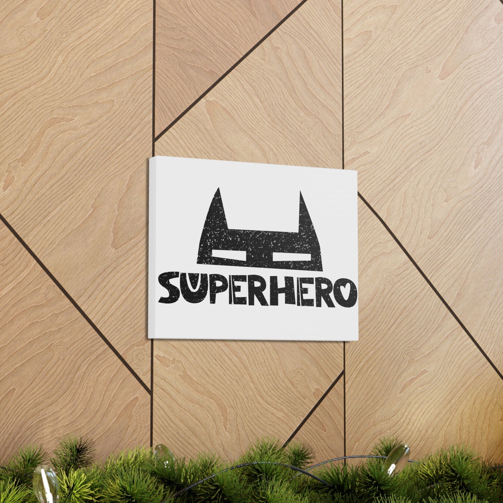 Scripture Walls Inspirational Wall Art Superhero Motivation Wall Decor for Home Office Gym Inspiring Success Quote Print Ready to Hang Unframed-Express Your Love Gifts