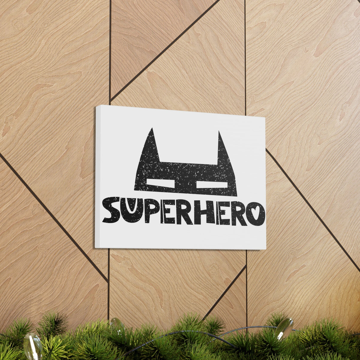 Scripture Walls Inspirational Wall Art Superhero Motivation Wall Decor for Home Office Gym Inspiring Success Quote Print Ready to Hang Unframed-Express Your Love Gifts