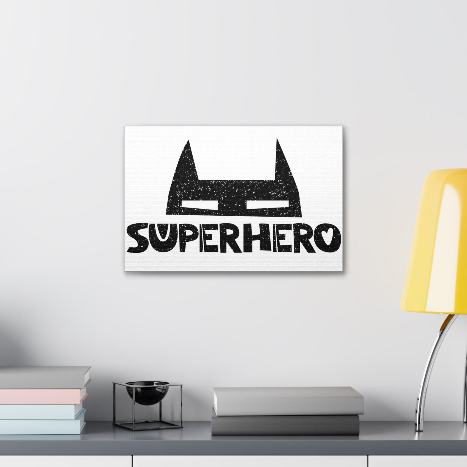 Scripture Walls Inspirational Wall Art Superhero Motivation Wall Decor for Home Office Gym Inspiring Success Quote Print Ready to Hang Unframed-Express Your Love Gifts