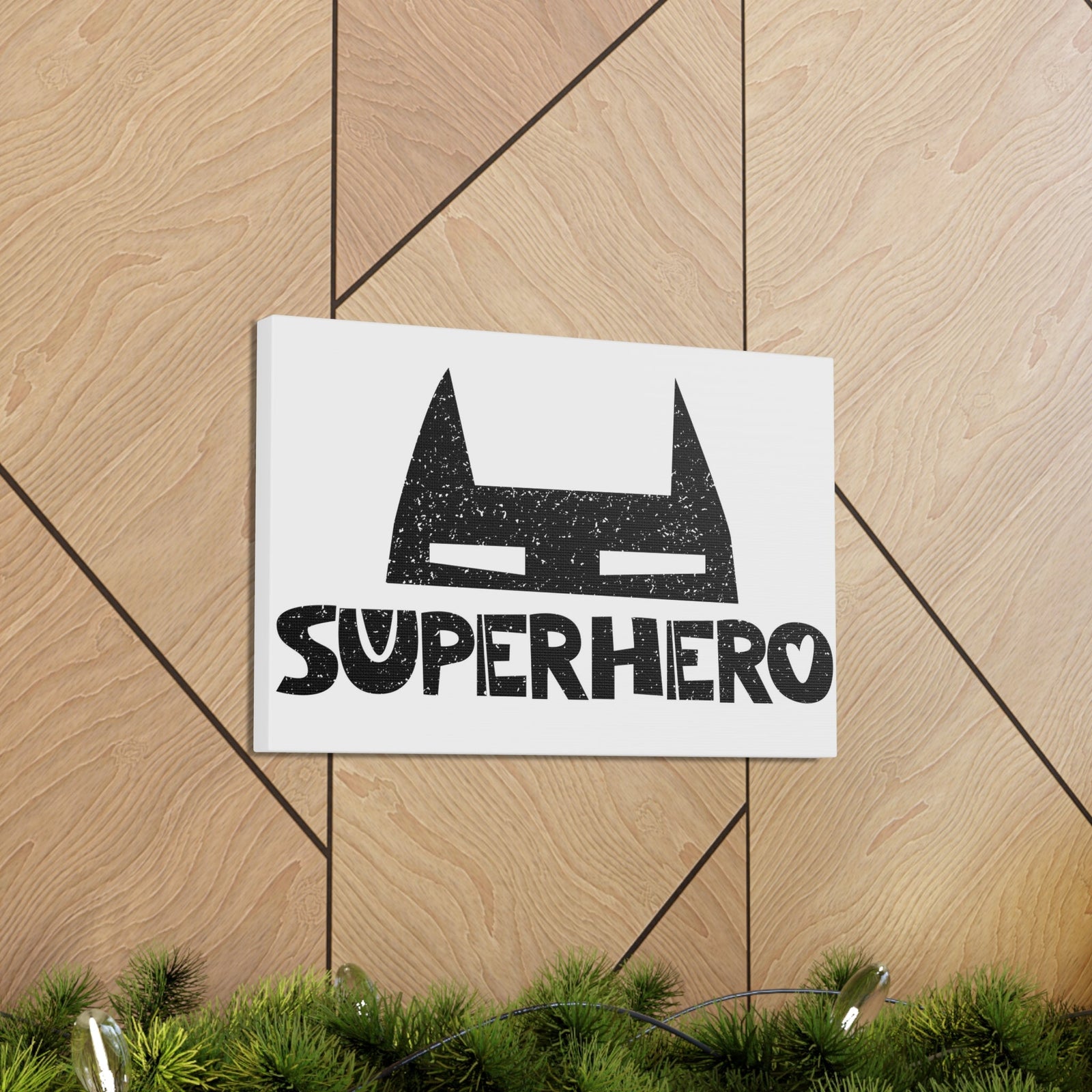 Scripture Walls Inspirational Wall Art Superhero Motivation Wall Decor for Home Office Gym Inspiring Success Quote Print Ready to Hang Unframed-Express Your Love Gifts