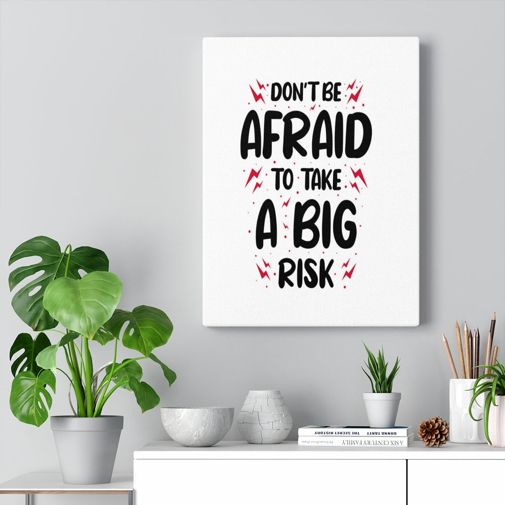 Scripture Walls Inspirational Wall Art Take A Big Risk Wall Art Motivation Wall Decor for Home Office Gym Inspiring Success Quote Print Ready to Hang Unframed-Express Your Love Gifts