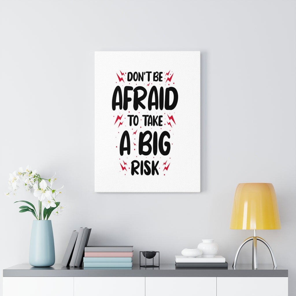Scripture Walls Inspirational Wall Art Take A Big Risk Wall Art Motivation Wall Decor for Home Office Gym Inspiring Success Quote Print Ready to Hang Unframed-Express Your Love Gifts