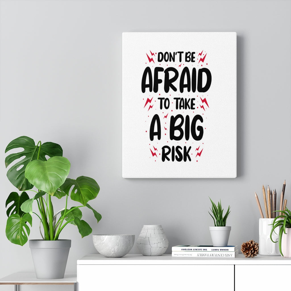 Scripture Walls Inspirational Wall Art Take A Big Risk Wall Art Motivation Wall Decor for Home Office Gym Inspiring Success Quote Print Ready to Hang Unframed-Express Your Love Gifts