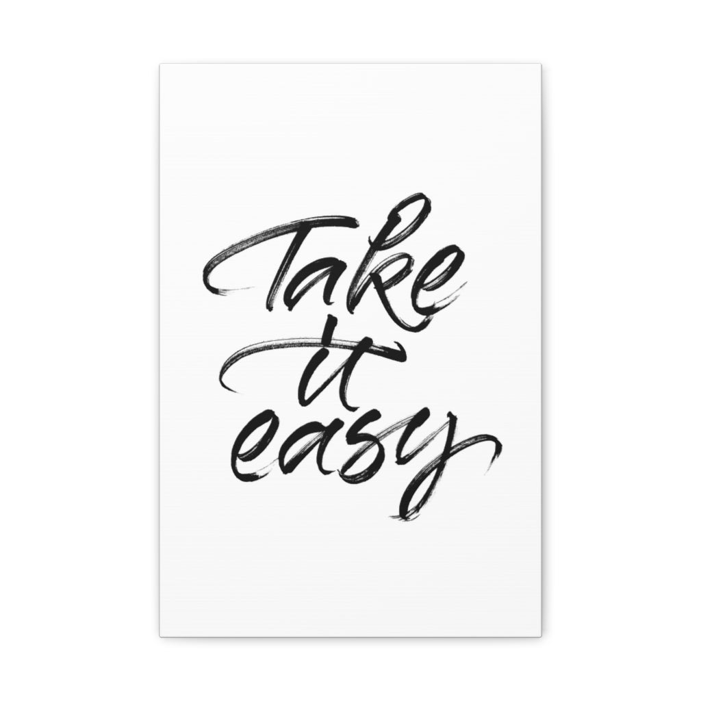 Scripture Walls Inspirational Wall Art Take It Easy Motivation Wall Decor for Home Office Gym Inspiring Success Quote Print Ready to Hang Unframed-Express Your Love Gifts