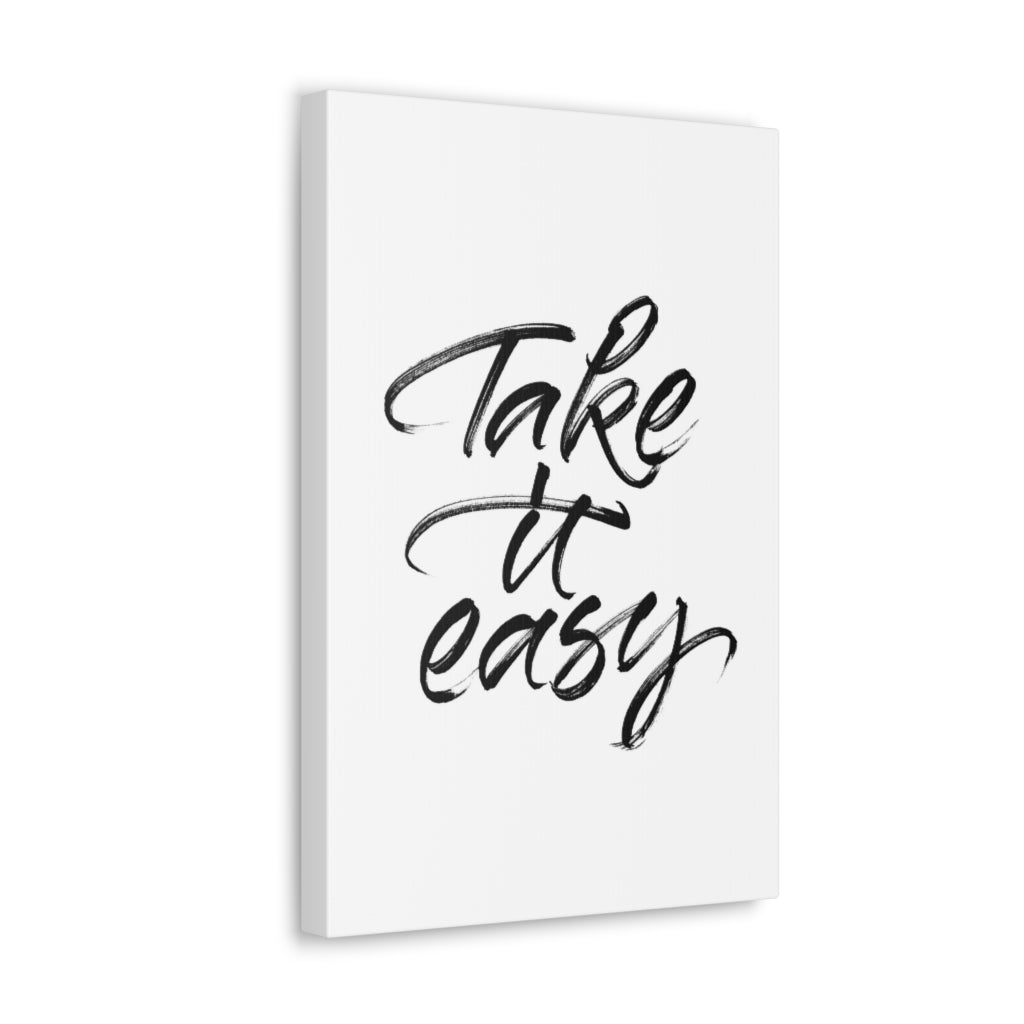 Scripture Walls Inspirational Wall Art Take It Easy Motivation Wall Decor for Home Office Gym Inspiring Success Quote Print Ready to Hang Unframed-Express Your Love Gifts