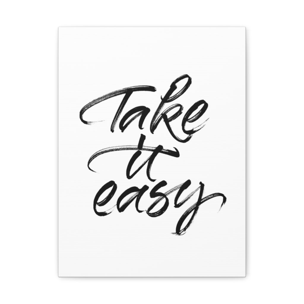Scripture Walls Inspirational Wall Art Take It Easy Motivation Wall Decor for Home Office Gym Inspiring Success Quote Print Ready to Hang Unframed-Express Your Love Gifts