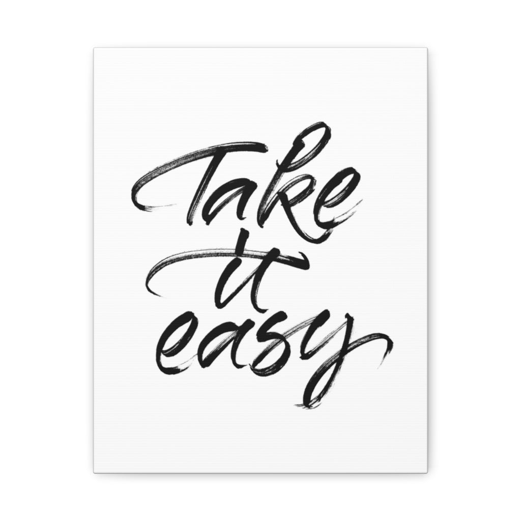 Scripture Walls Inspirational Wall Art Take It Easy Motivation Wall Decor for Home Office Gym Inspiring Success Quote Print Ready to Hang Unframed-Express Your Love Gifts