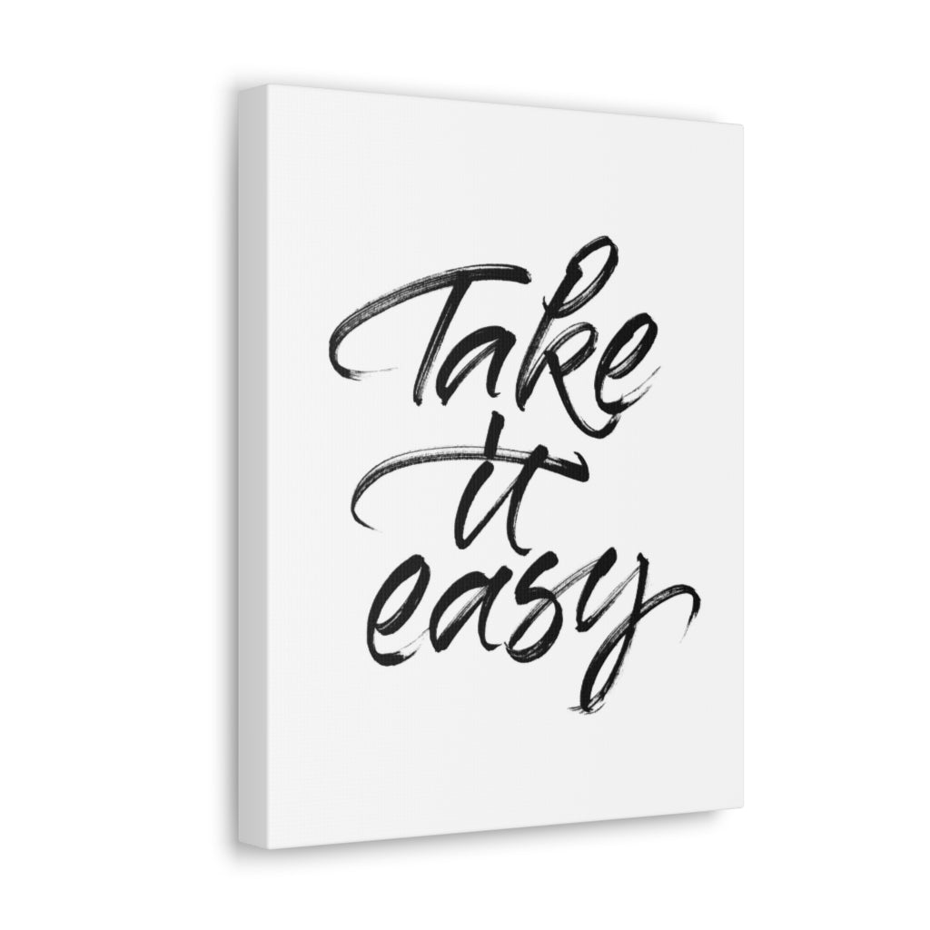 Scripture Walls Inspirational Wall Art Take It Easy Motivation Wall Decor for Home Office Gym Inspiring Success Quote Print Ready to Hang Unframed-Express Your Love Gifts