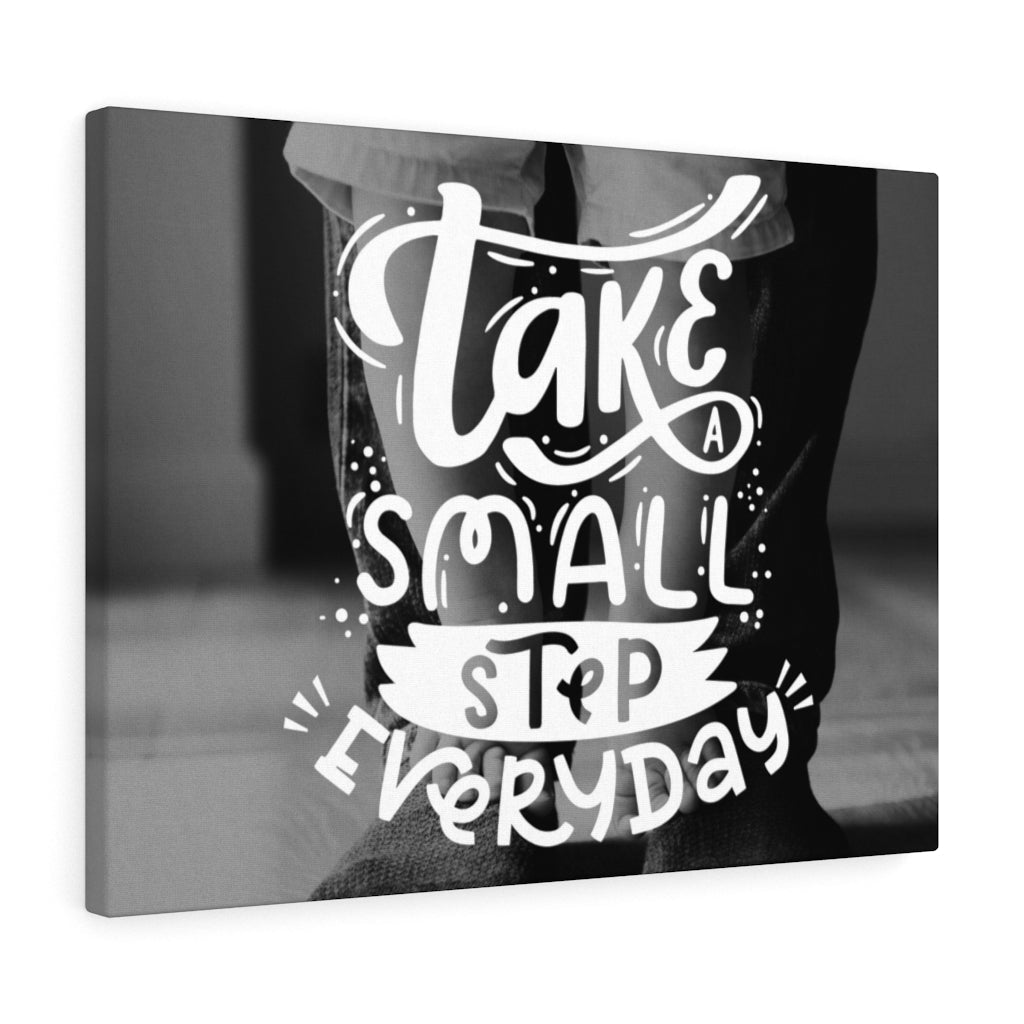 Scripture Walls Inspirational Wall Art Take Small Step Everyday Wall Art Motivational Motto Inspiring Prints Artwork Decor Ready to Hang Unframed-Express Your Love Gifts