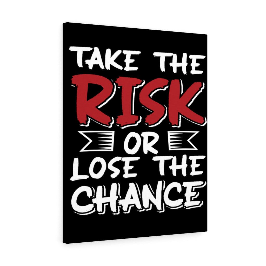 Scripture Walls Inspirational Wall Art Take The Risk Or Lose The Change Wall Art Motivation Wall Decor for Home Office Gym Inspiring Success Quote Print Ready to Hang Unframed-Express Your Love Gifts