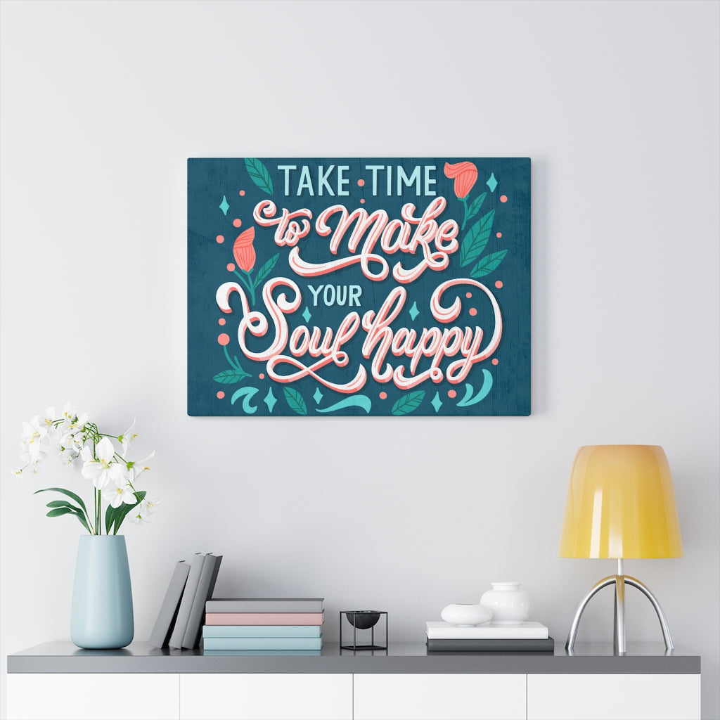Scripture Walls Inspirational Wall Art Take Time Wall Art Motivational Motto Inspiring Prints Artwork Decor Ready to Hang Unframed-Express Your Love Gifts