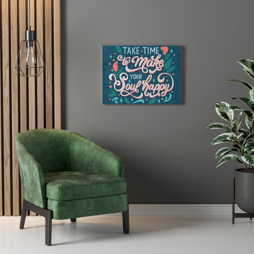 Scripture Walls Inspirational Wall Art Take Time Wall Art Motivational Motto Inspiring Prints Artwork Decor Ready to Hang Unframed-Express Your Love Gifts