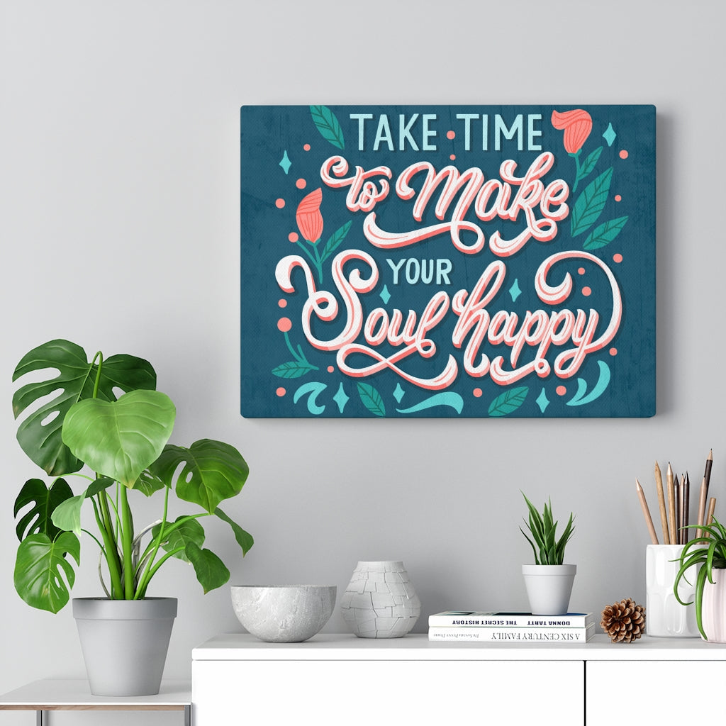 Scripture Walls Inspirational Wall Art Take Time Wall Art Motivational Motto Inspiring Prints Artwork Decor Ready to Hang Unframed-Express Your Love Gifts