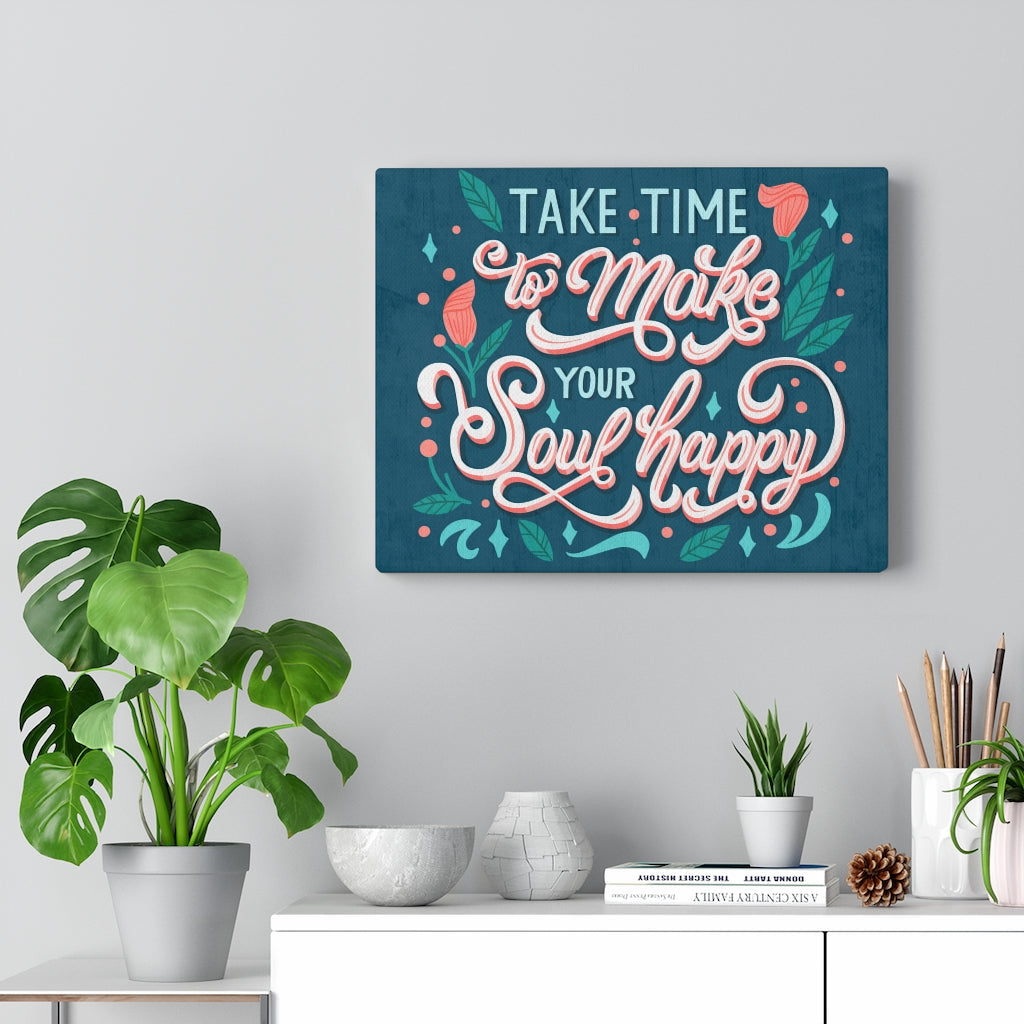 Scripture Walls Inspirational Wall Art Take Time Wall Art Motivational Motto Inspiring Prints Artwork Decor Ready to Hang Unframed-Express Your Love Gifts
