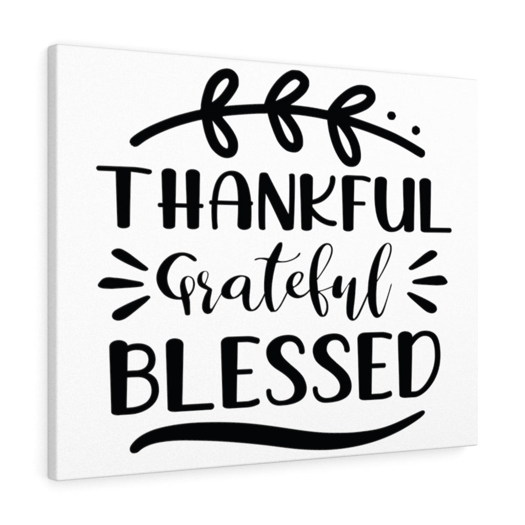 Scripture Walls Inspirational Wall Art Thankful Grateful Blessed Wall Art Motivation Wall Decor for Home Office Gym Inspiring Success Quote Print Ready to Hang Unframed-Express Your Love Gifts