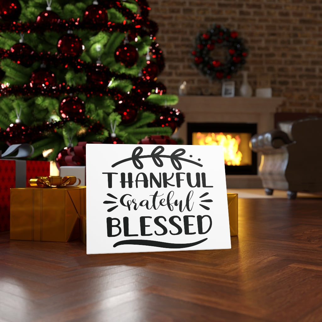 Scripture Walls Inspirational Wall Art Thankful Grateful Blessed Wall Art Motivation Wall Decor for Home Office Gym Inspiring Success Quote Print Ready to Hang Unframed-Express Your Love Gifts
