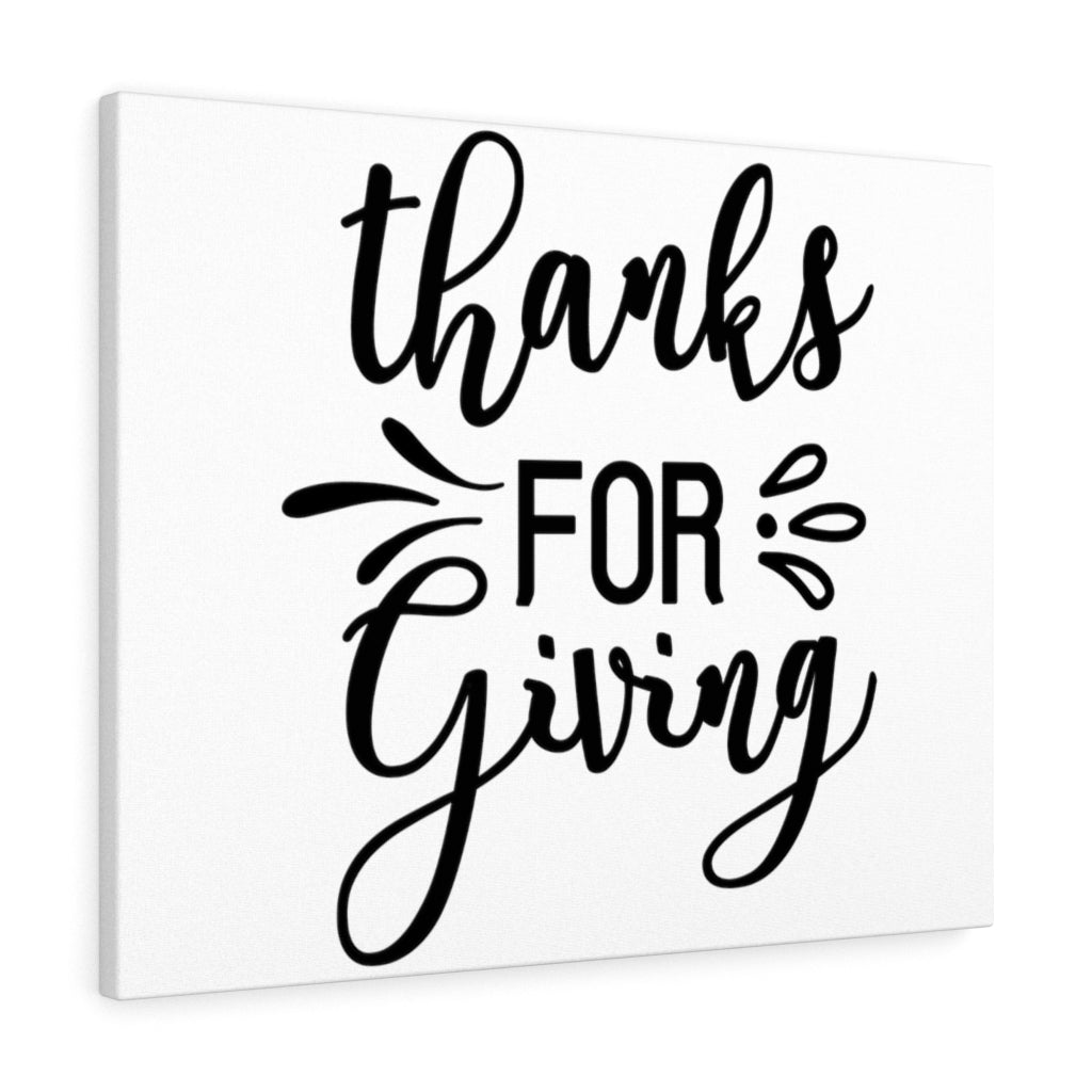 Scripture Walls Inspirational Wall Art Thanks For Giving Wall Art Motivation Wall Decor for Home Office Gym Inspiring Success Quote Print Ready to Hang Unframed-Express Your Love Gifts