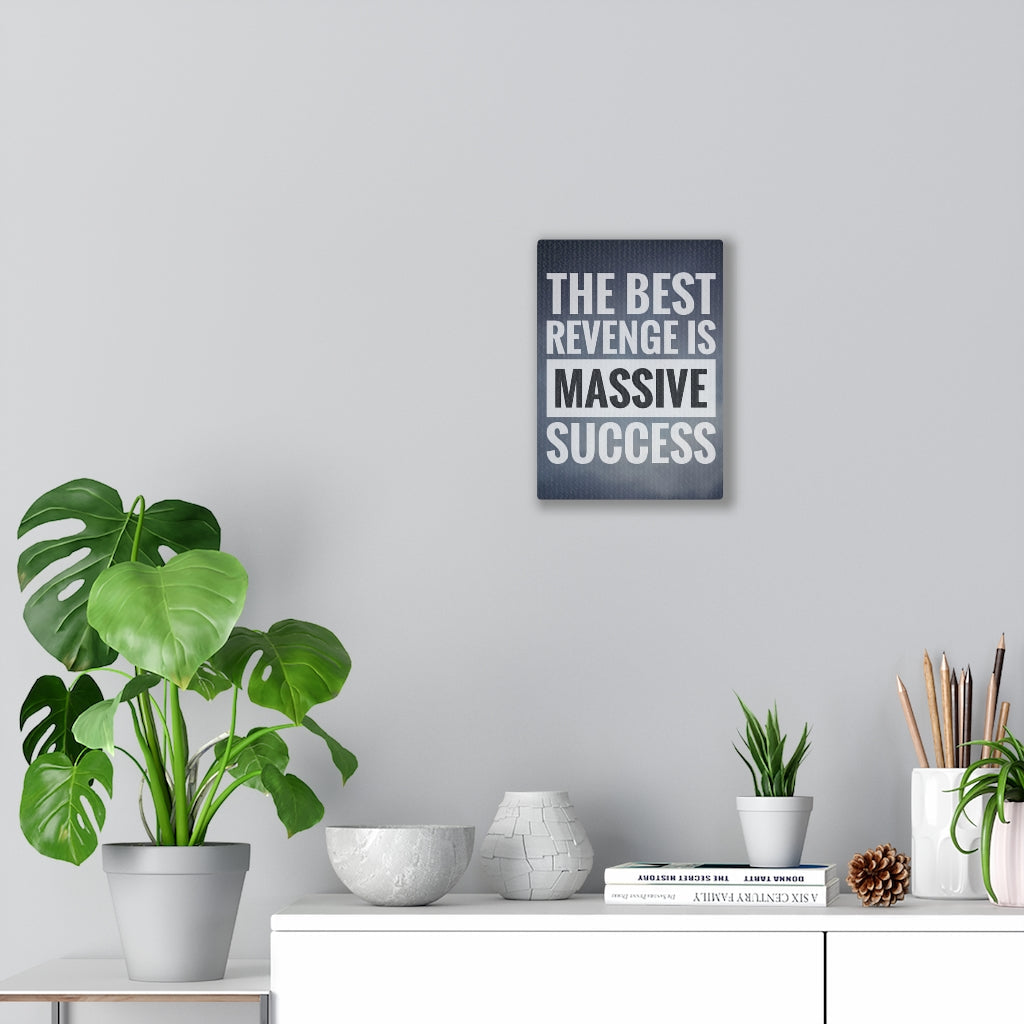 Scripture Walls Inspirational Wall Art The Best Revenge Is Massive Success Motivational Print Ready to Hang Artwork Unframed-Express Your Love Gifts
