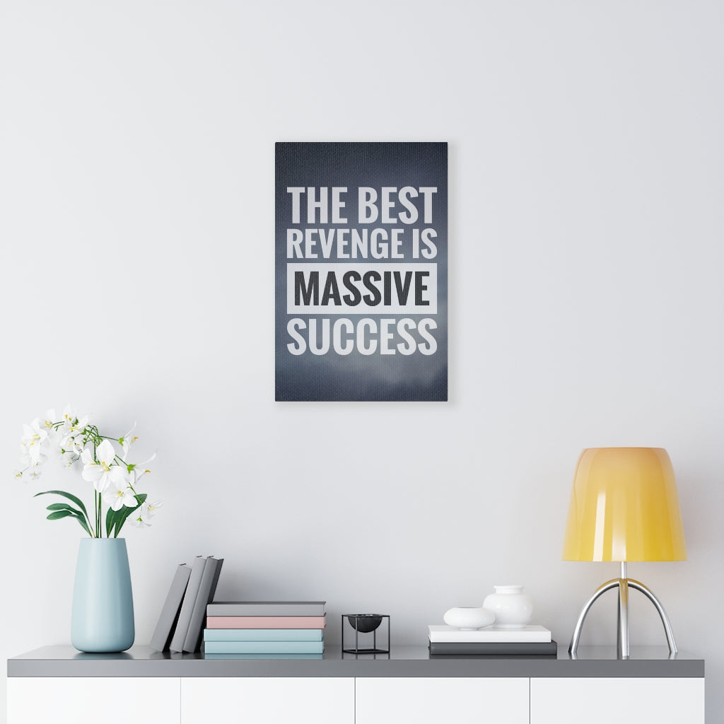 Scripture Walls Inspirational Wall Art The Best Revenge Is Massive Success Motivational Print Ready to Hang Artwork Unframed-Express Your Love Gifts