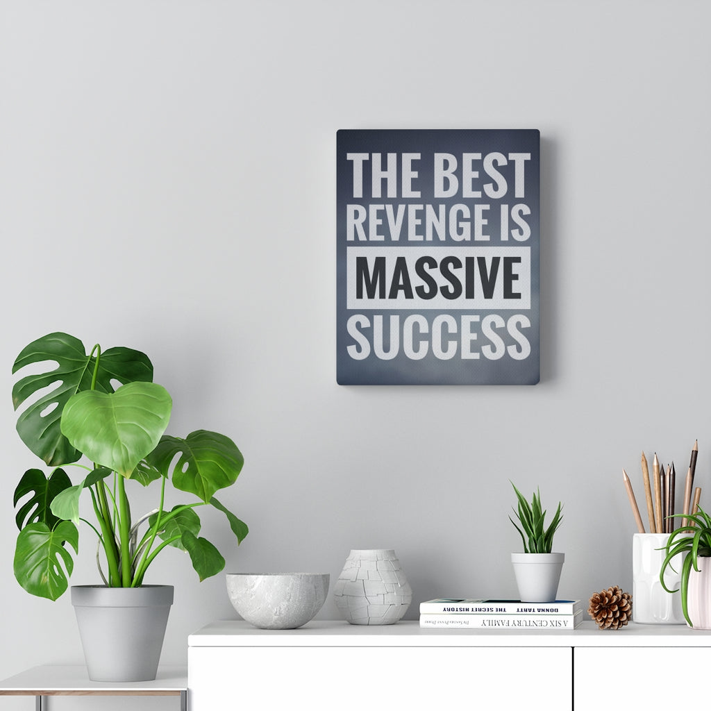 Scripture Walls Inspirational Wall Art The Best Revenge Is Massive Success Motivational Print Ready to Hang Artwork Unframed-Express Your Love Gifts