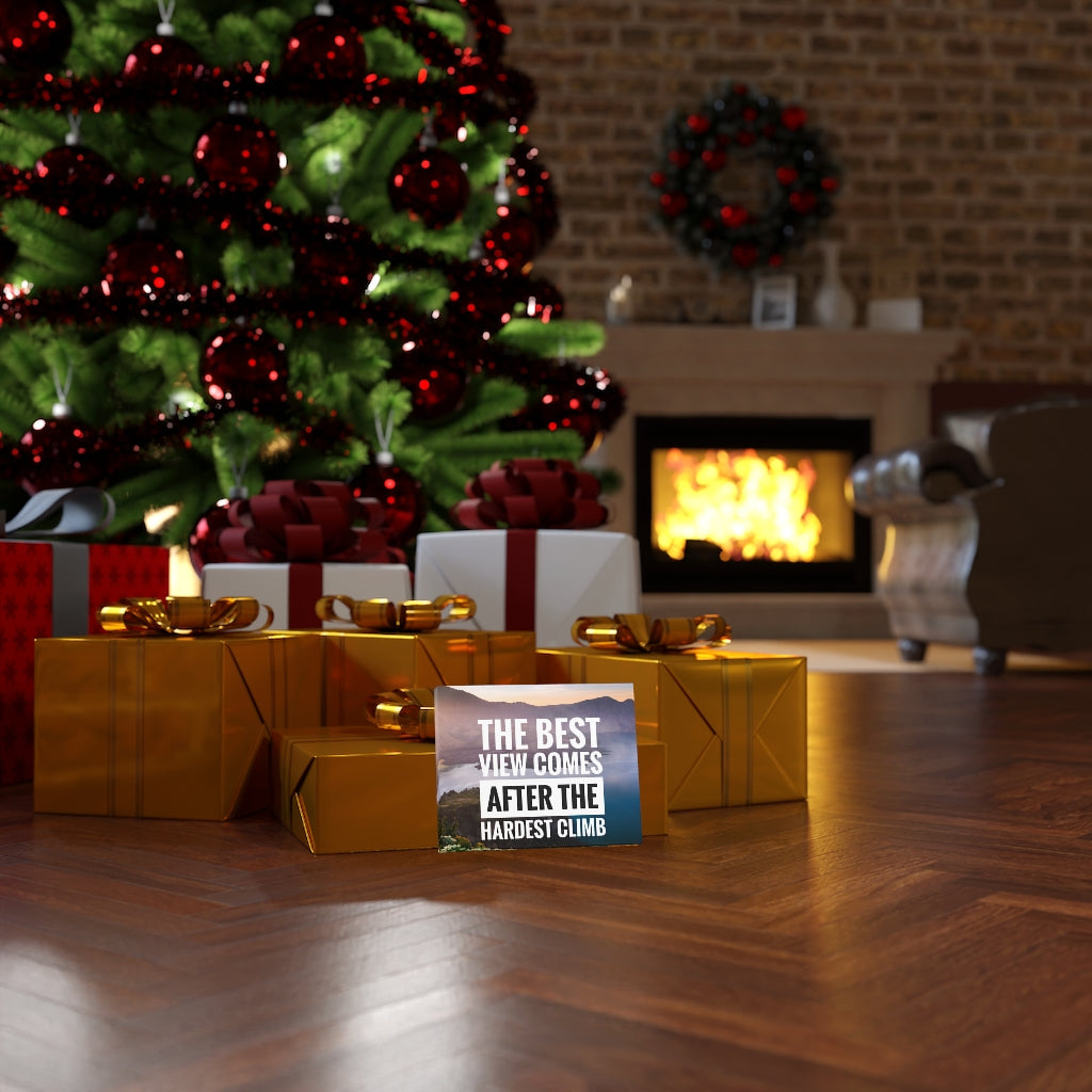 Scripture Walls Inspirational Wall Art The Best View Lake Motivational Print Ready to Hang Artwork Unframed-Express Your Love Gifts