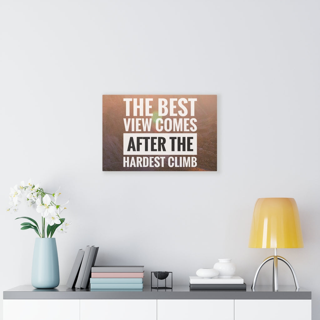 Scripture Walls Inspirational Wall Art The Best View Motivational Print Ready to Hang Artwork Unframed-Express Your Love Gifts