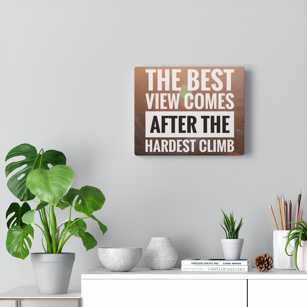 Scripture Walls Inspirational Wall Art The Best View Motivational Print Ready to Hang Artwork Unframed-Express Your Love Gifts