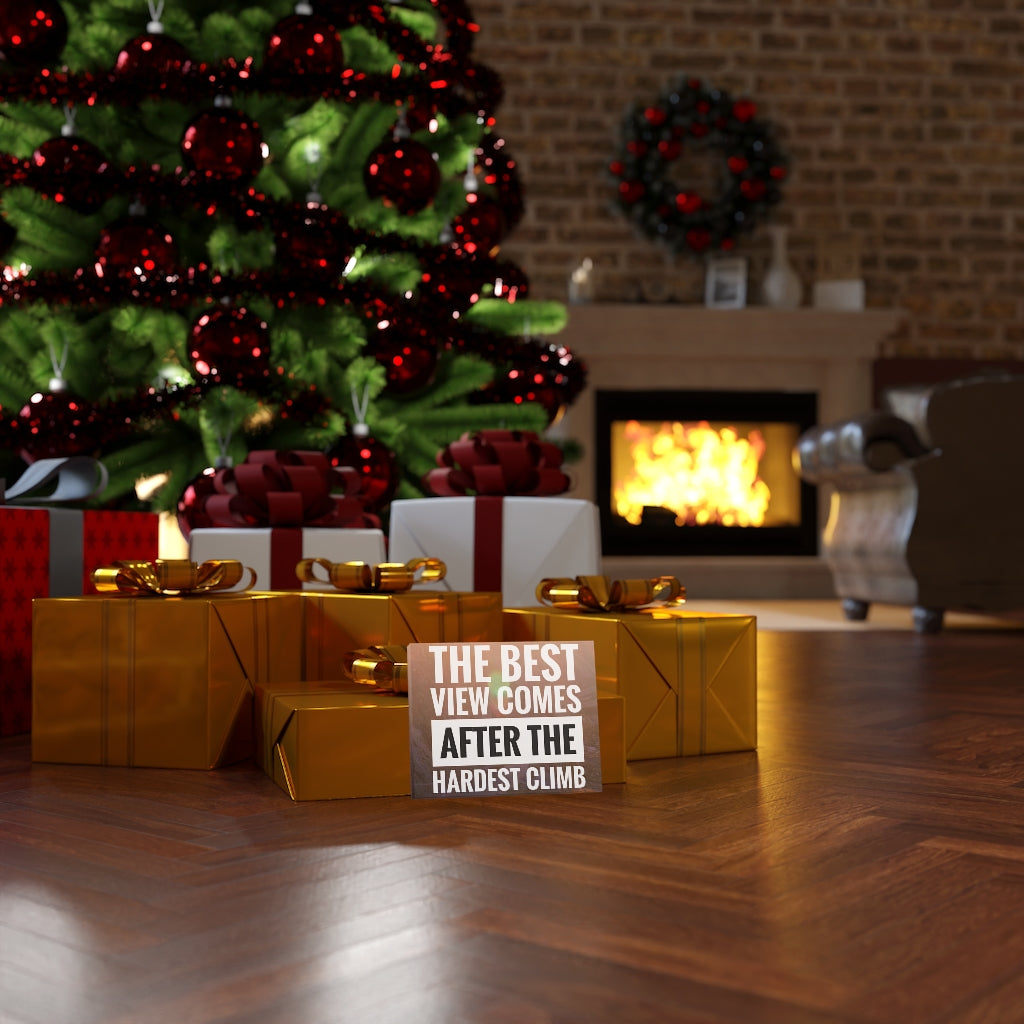 Scripture Walls Inspirational Wall Art The Best View Motivational Print Ready to Hang Artwork Unframed-Express Your Love Gifts