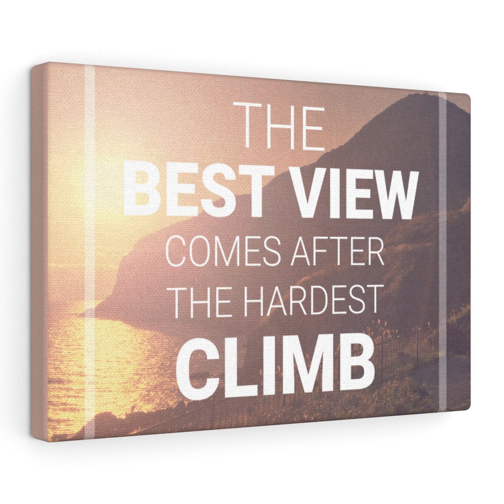 Scripture Walls Inspirational Wall Art The Best View Wall Art Motivational Motto Inspiring Prints Artwork Decor Ready to Hang Unframed-Express Your Love Gifts