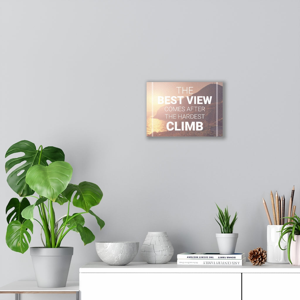 Scripture Walls Inspirational Wall Art The Best View Wall Art Motivational Motto Inspiring Prints Artwork Decor Ready to Hang Unframed-Express Your Love Gifts