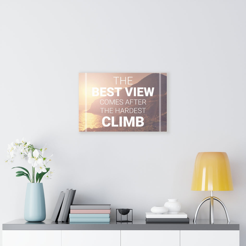 Scripture Walls Inspirational Wall Art The Best View Wall Art Motivational Motto Inspiring Prints Artwork Decor Ready to Hang Unframed-Express Your Love Gifts