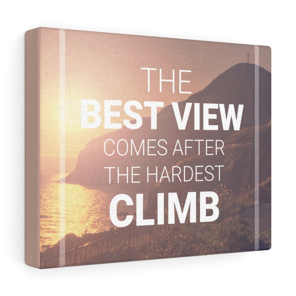 Scripture Walls Inspirational Wall Art The Best View Wall Art Motivational Motto Inspiring Prints Artwork Decor Ready to Hang Unframed-Express Your Love Gifts