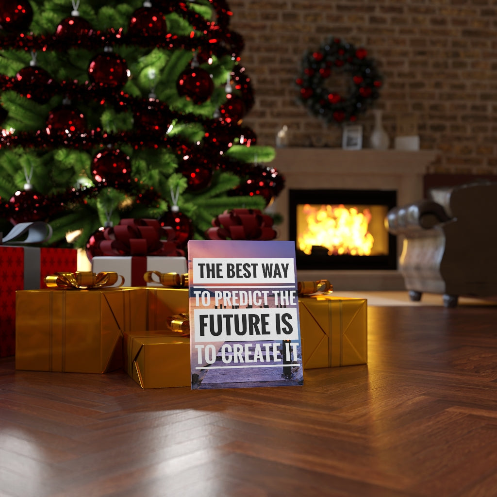 Scripture Walls Inspirational Wall Art The Best Way To Predict Motivational Print Ready to Hang Artwork Unframed-Express Your Love Gifts