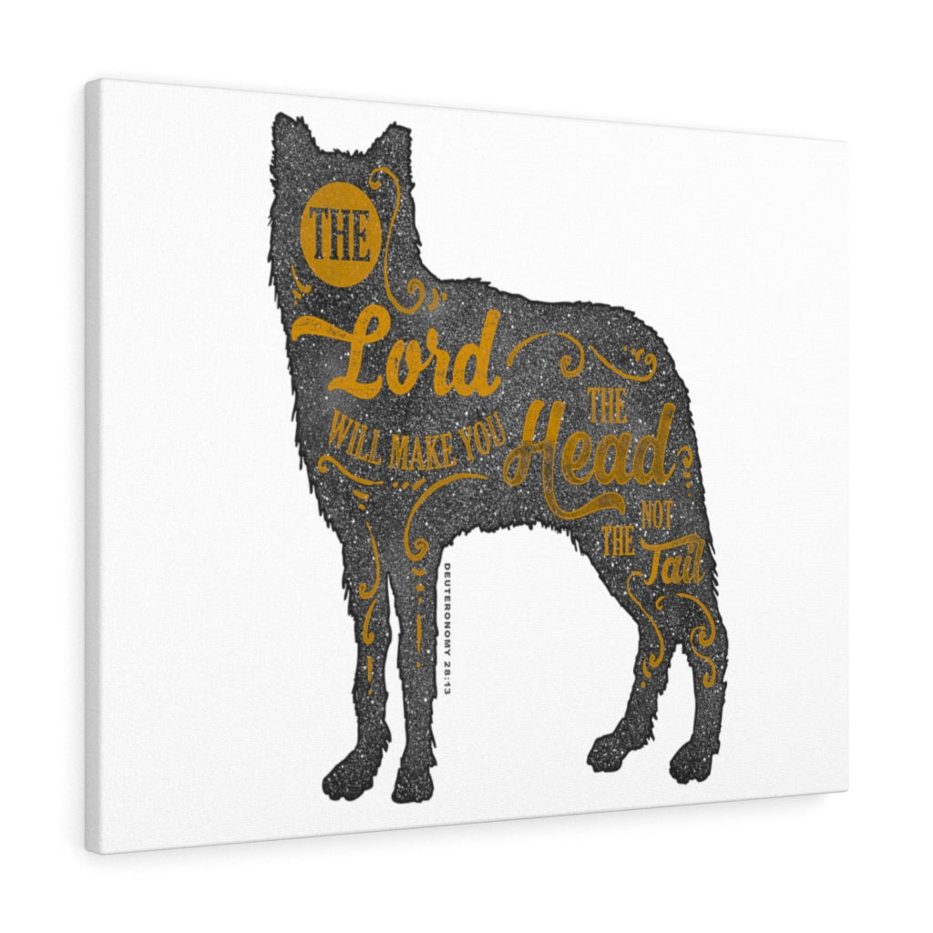 Scripture Walls Inspirational Wall Art The Lord Will Make You Head Wall Art Motivation Wall Decor for Home Office Gym Inspiring Success Quote Print Ready to Hang Unframed-Express Your Love Gifts