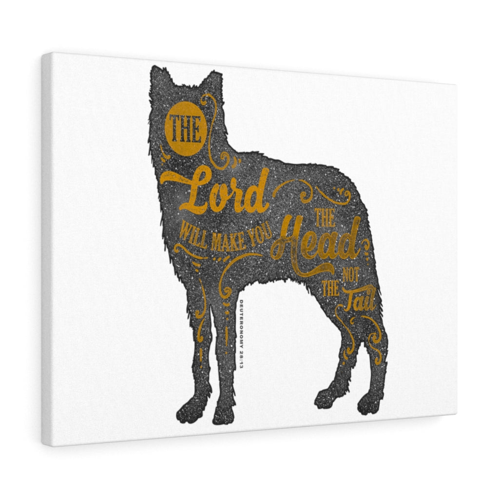 Scripture Walls Inspirational Wall Art The Lord Will Make You Head Wall Art Motivation Wall Decor for Home Office Gym Inspiring Success Quote Print Ready to Hang Unframed-Express Your Love Gifts