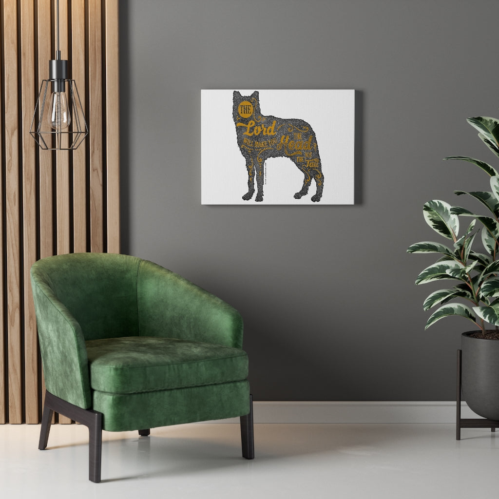 Scripture Walls Inspirational Wall Art The Lord Will Make You Head Wall Art Motivation Wall Decor for Home Office Gym Inspiring Success Quote Print Ready to Hang Unframed-Express Your Love Gifts