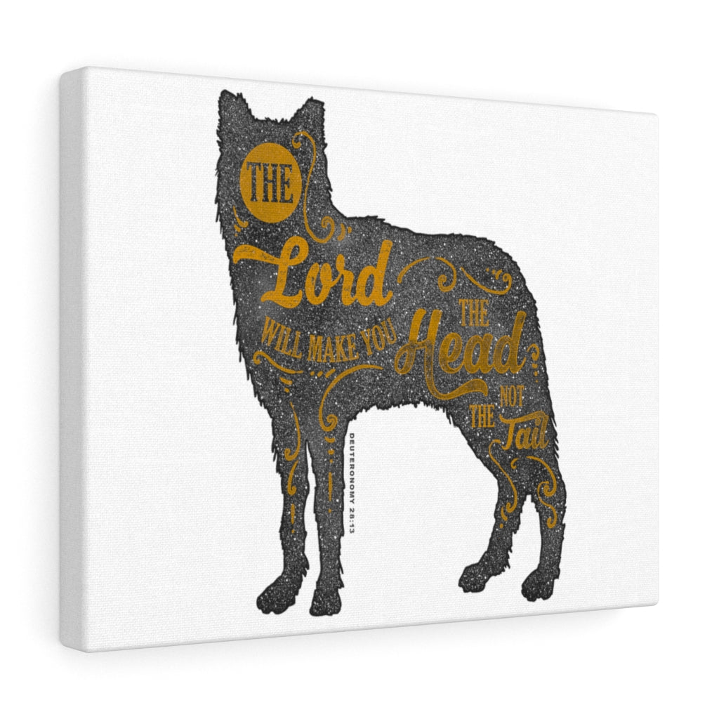 Scripture Walls Inspirational Wall Art The Lord Will Make You Head Wall Art Motivation Wall Decor for Home Office Gym Inspiring Success Quote Print Ready to Hang Unframed-Express Your Love Gifts