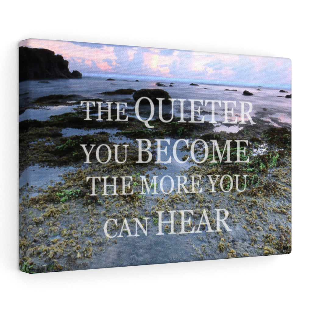 Scripture Walls Inspirational Wall Art The More You Can Hear Motivational Print Ready to Hang Artwork Unframed-Express Your Love Gifts