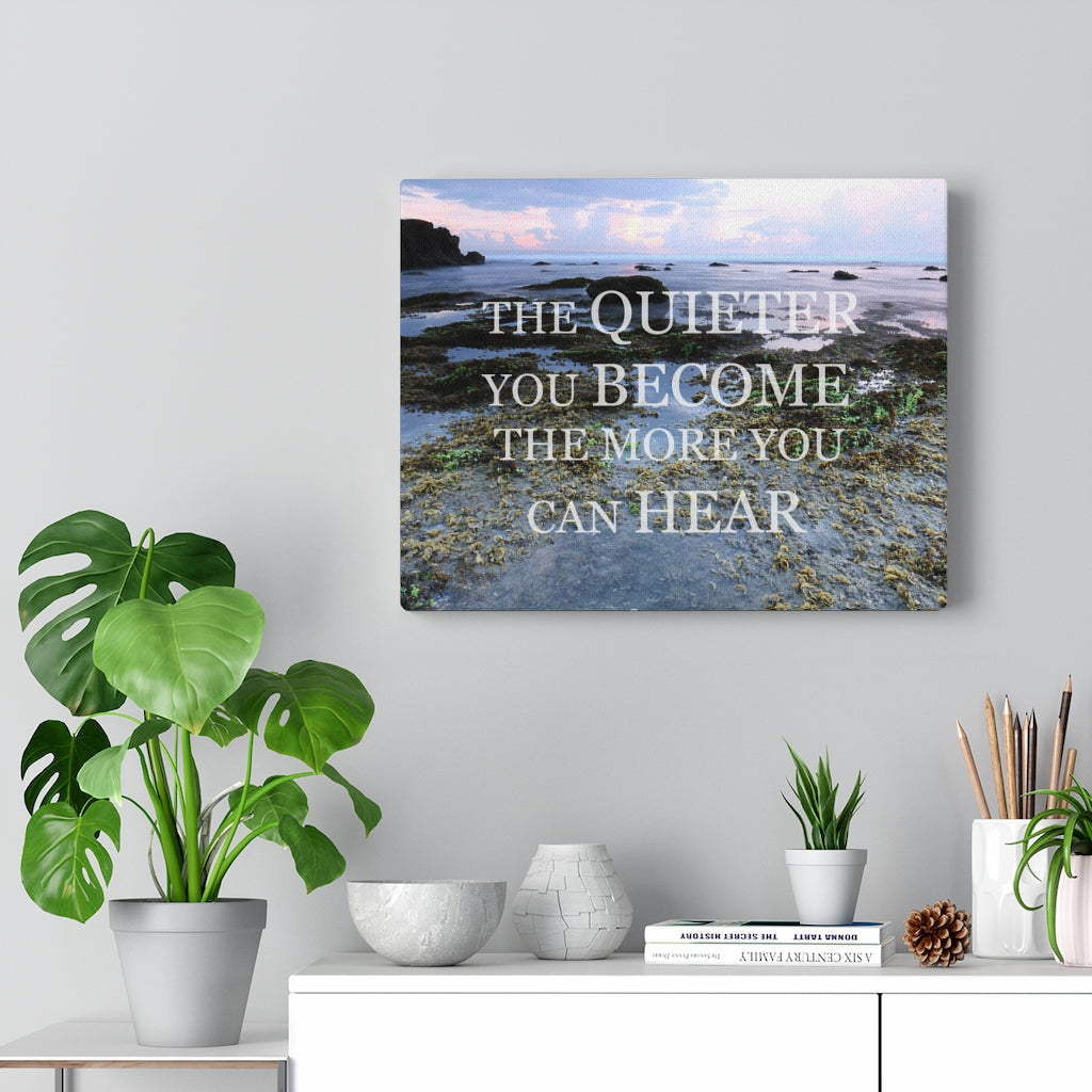 Scripture Walls Inspirational Wall Art The More You Can Hear Motivational Print Ready to Hang Artwork Unframed-Express Your Love Gifts